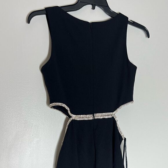 AQUA One Shoulder Cutout Waist Gown - 100% Exclusive - Picture 9 of 14